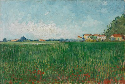 Veld met Klaprozen door Vincent van Gogh